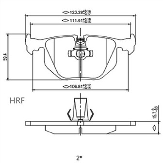 רפידות בלם לב.מ.וו
